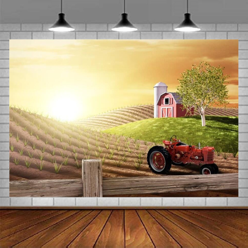Agriculture Farming Background - Fundo Fotográfico de Fazenda Célebre no