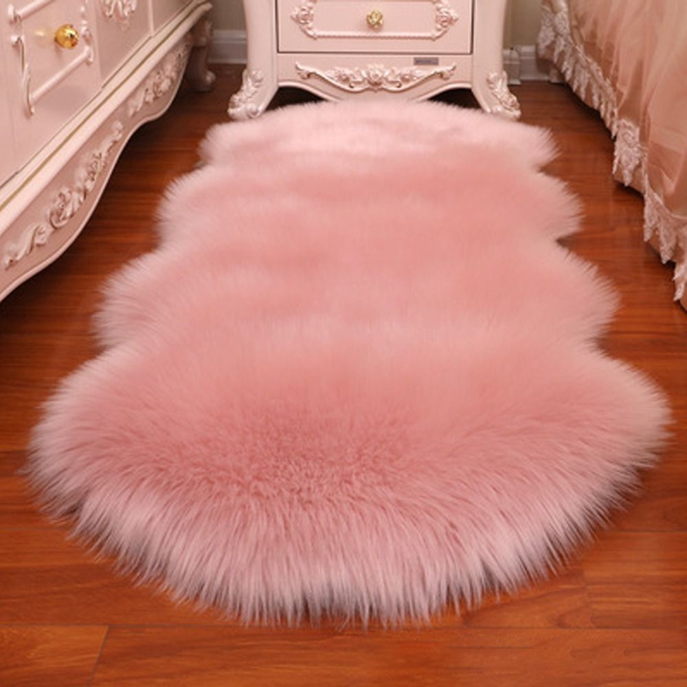 Cow Mat Rubber - Pele de carneiro artificial cabelo longo