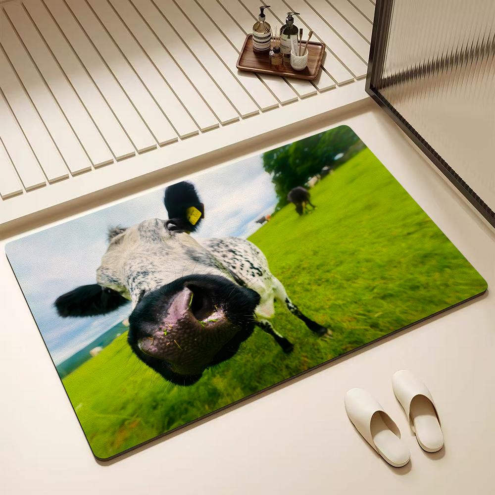 Tapete de Chão KWaii com Estam - Cow Mat Rubber avaliação e preço