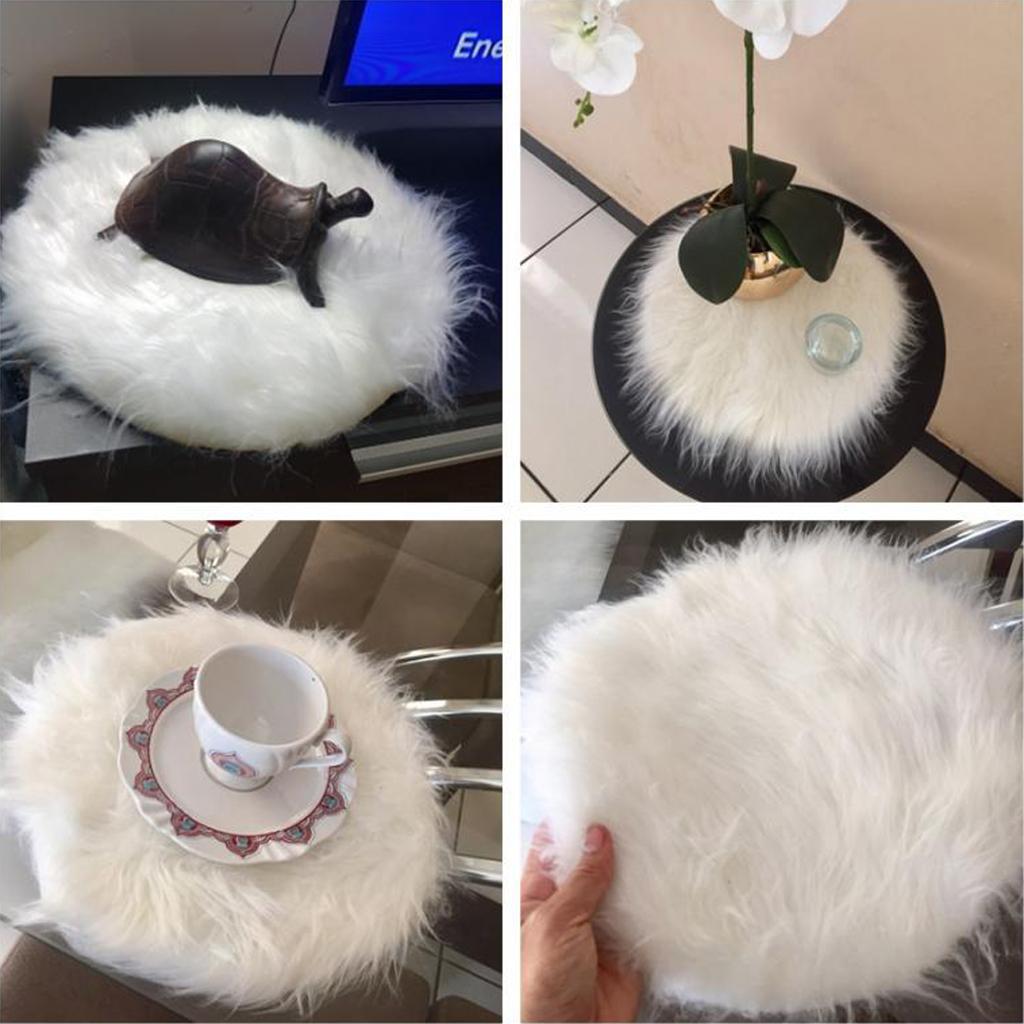 Luxo Faux Fur carneiro tapete, - Cow Mat Rubber avaliação e preço